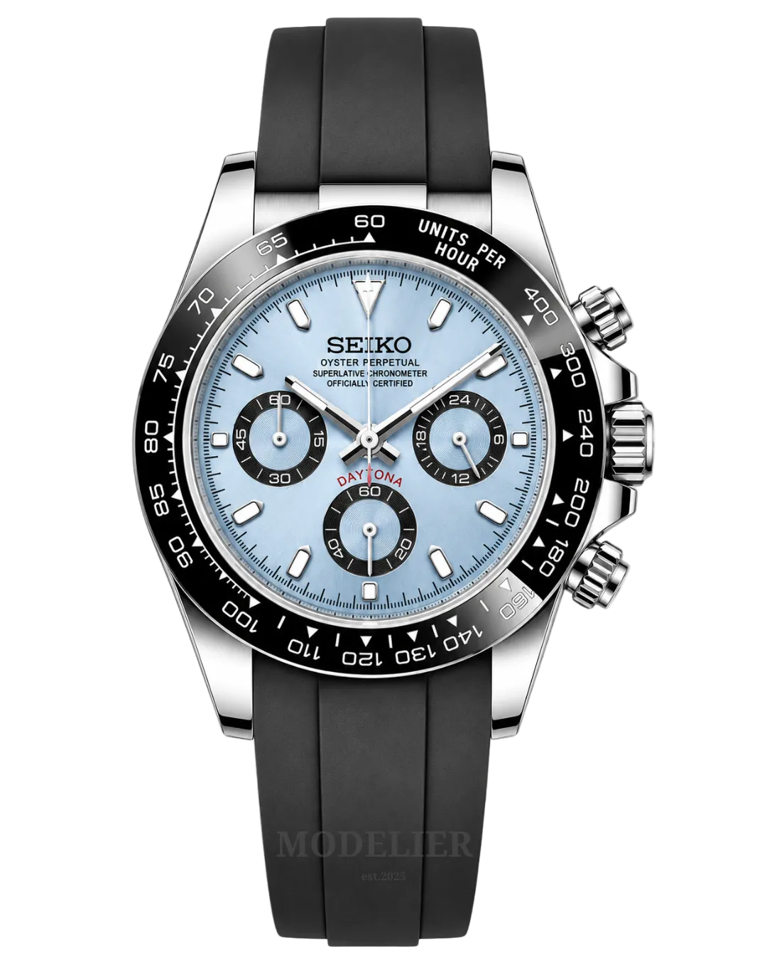 Seiko Daytona Mod Light Blue