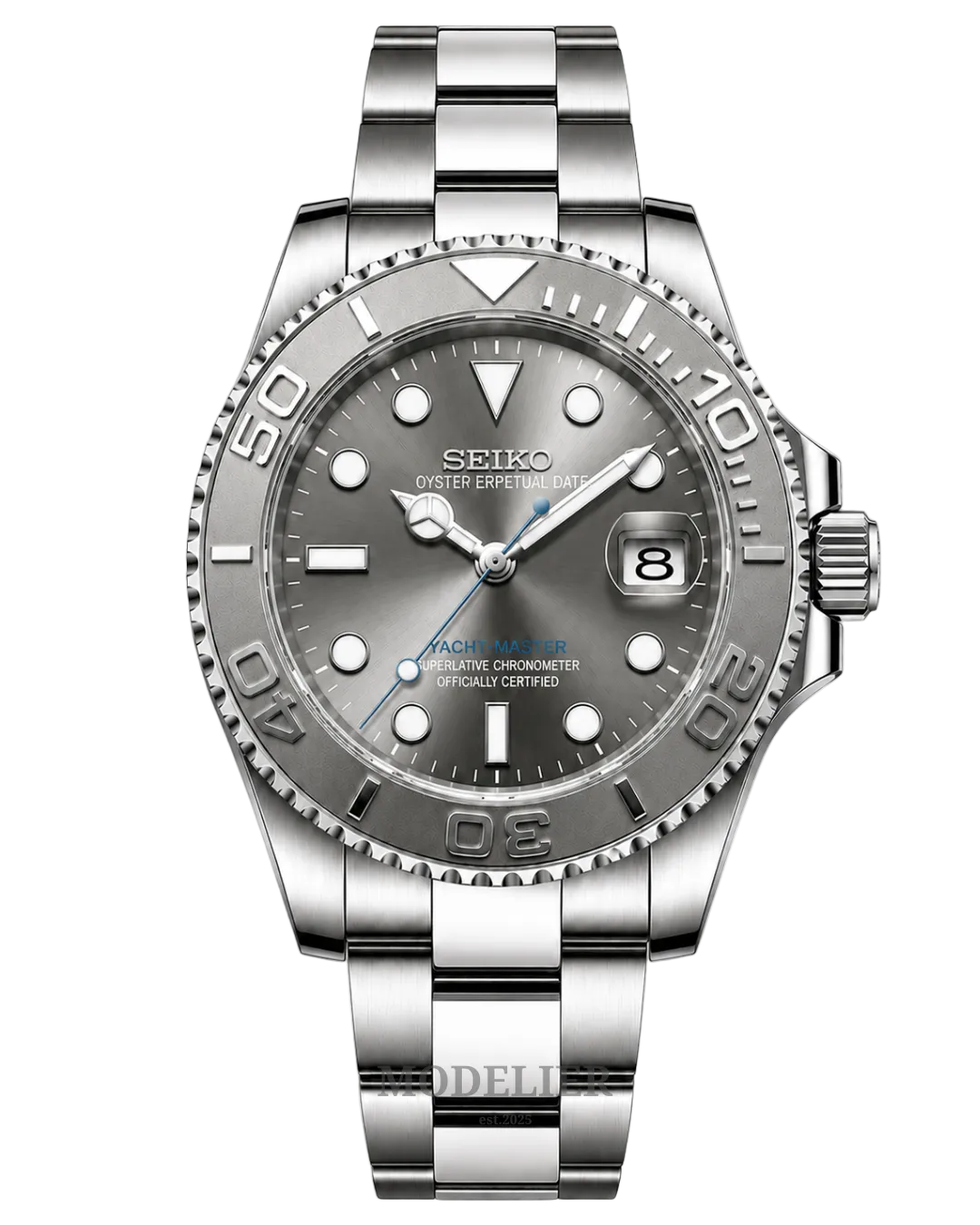 Seiko Yacht Master Mod Silver