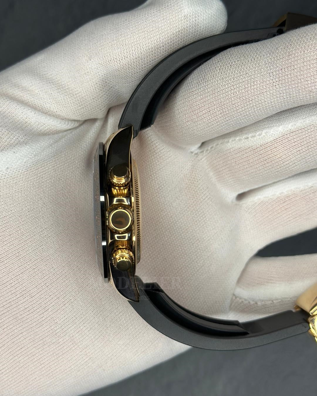 Seiko Daytona Mod Rose Gold Oysterflex