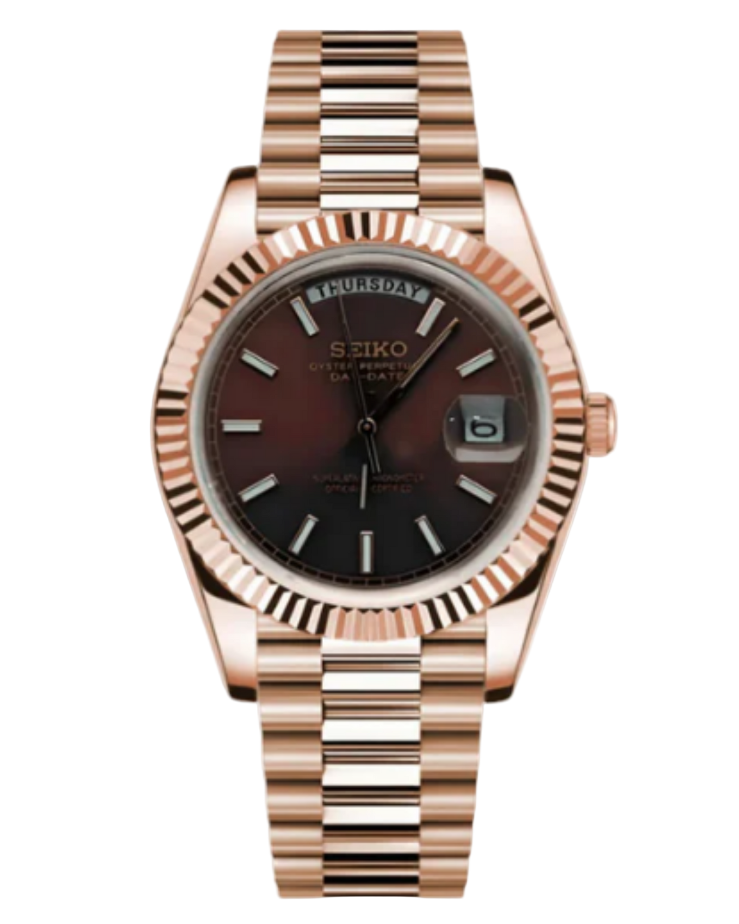 Seiko DayDate Mod Chocolate