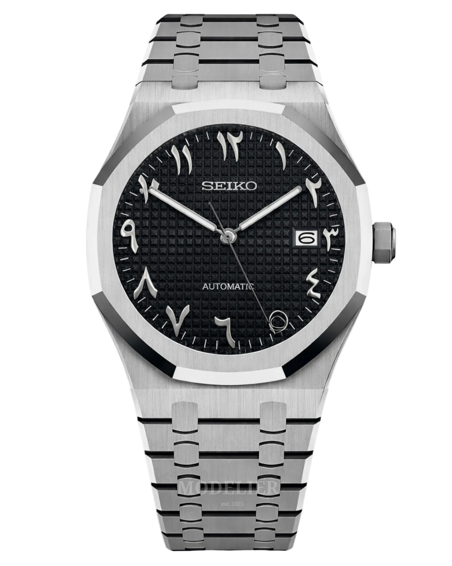 Seiko Royal Oak Mod Arabic Black