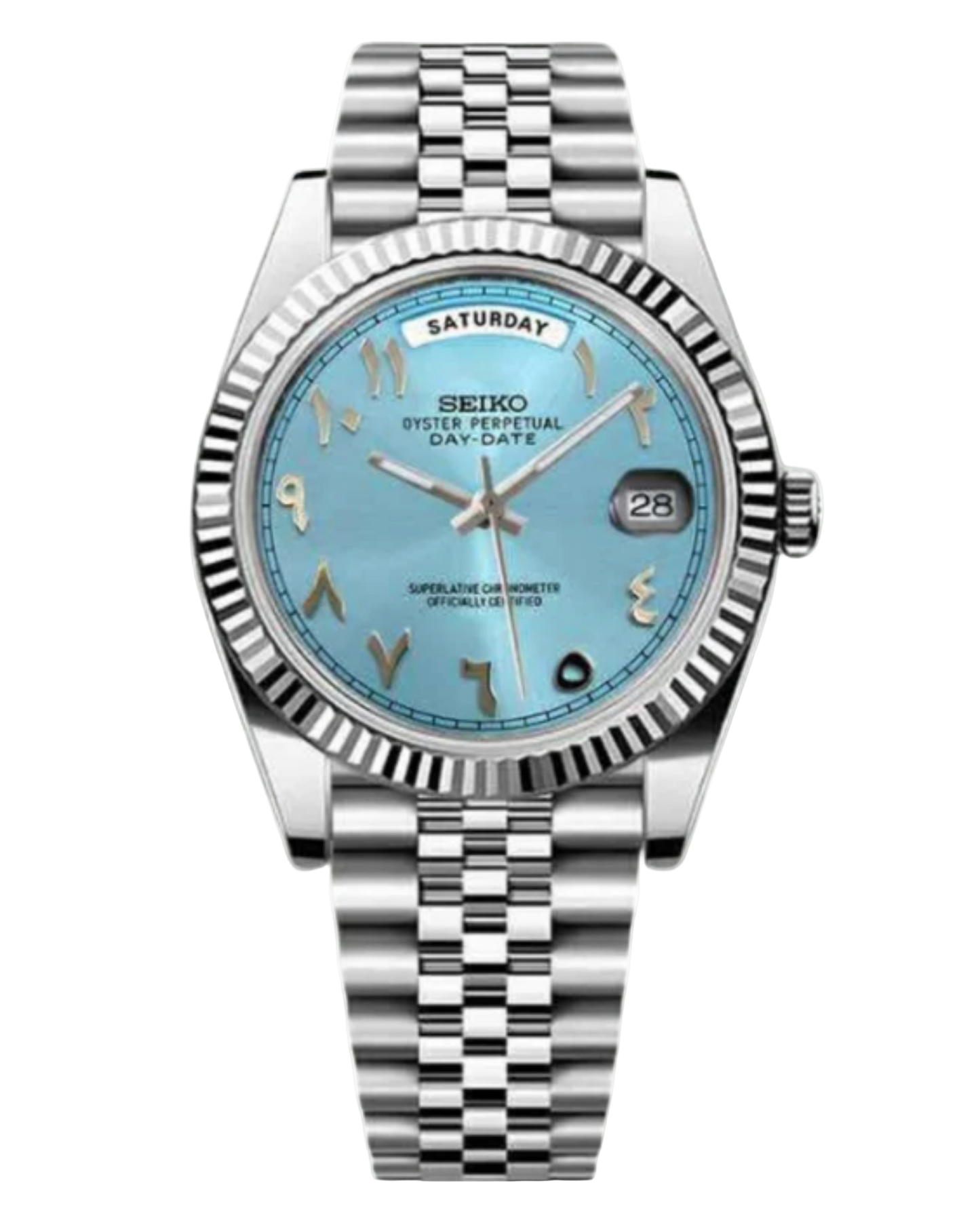 Seiko DayDate Mod Azure