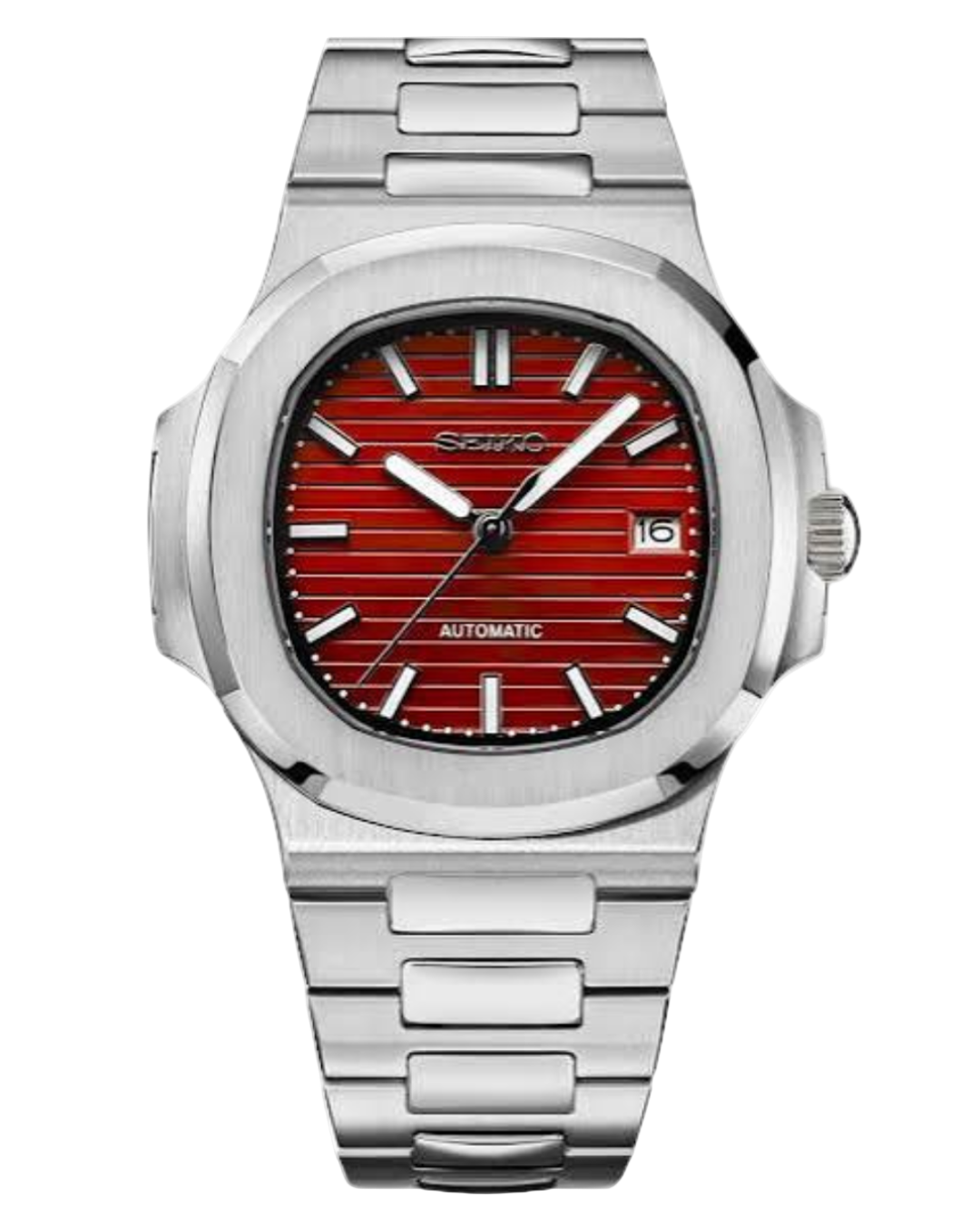 Seiko Nautilus Mod Red