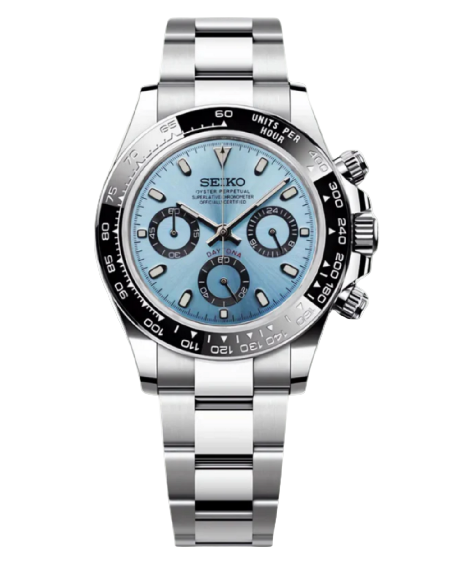 Seiko Daytona Mod Light Blue