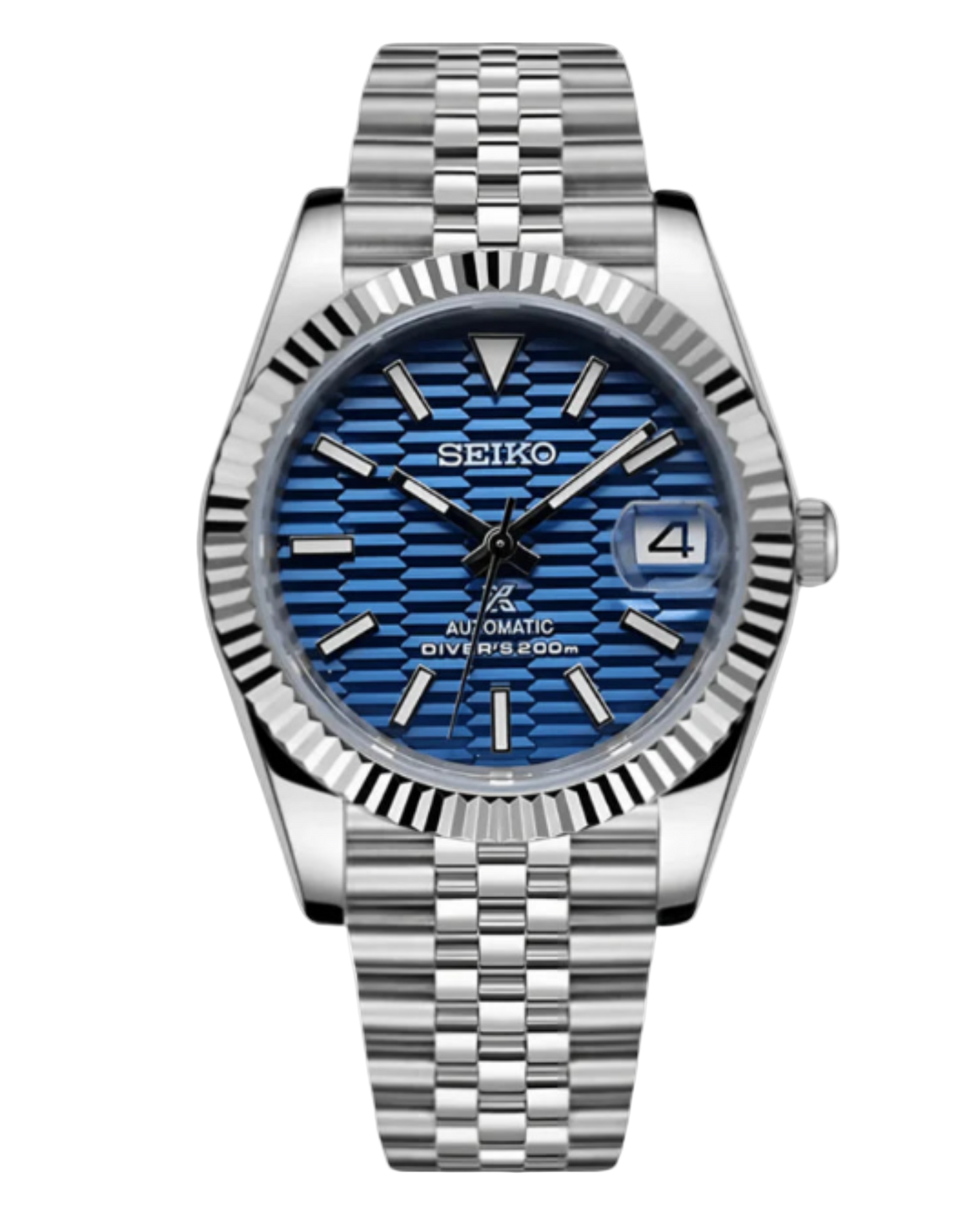 Seiko Datejust Mod Ocean Wave Blue