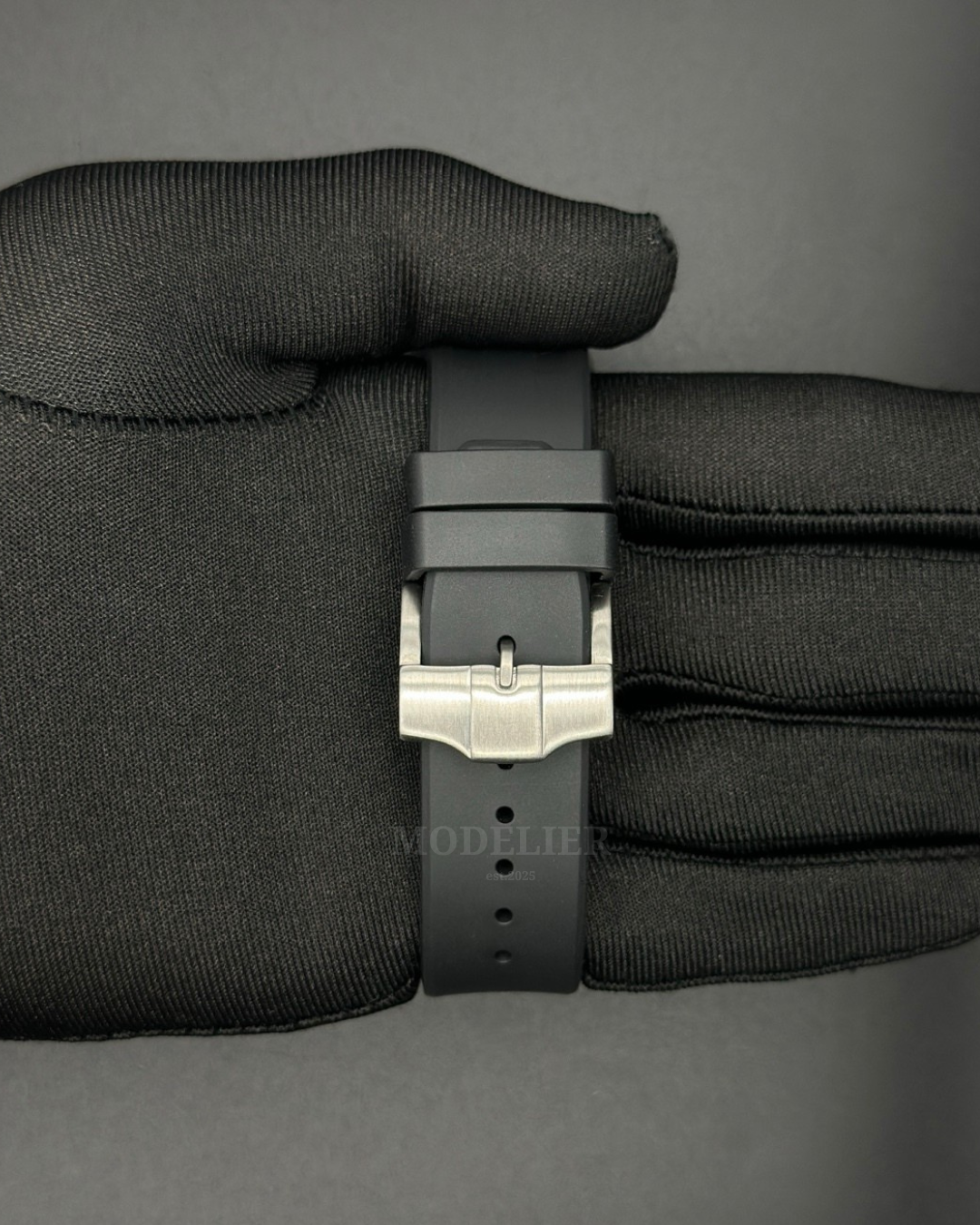 Seiko Royal Oak Mod Chronograph | Black Rubber