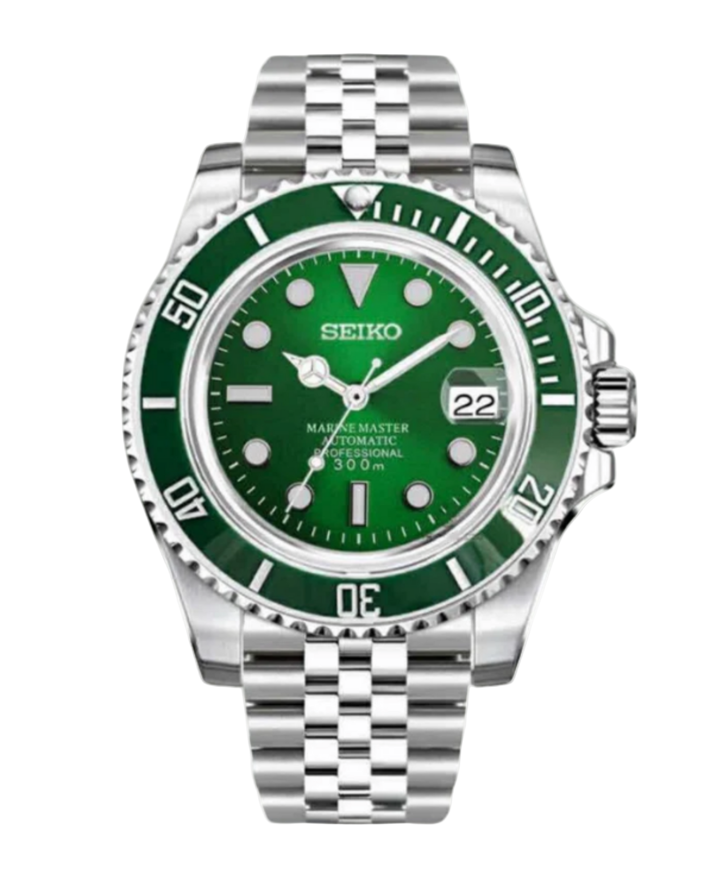 Seiko Submariner Mod Green