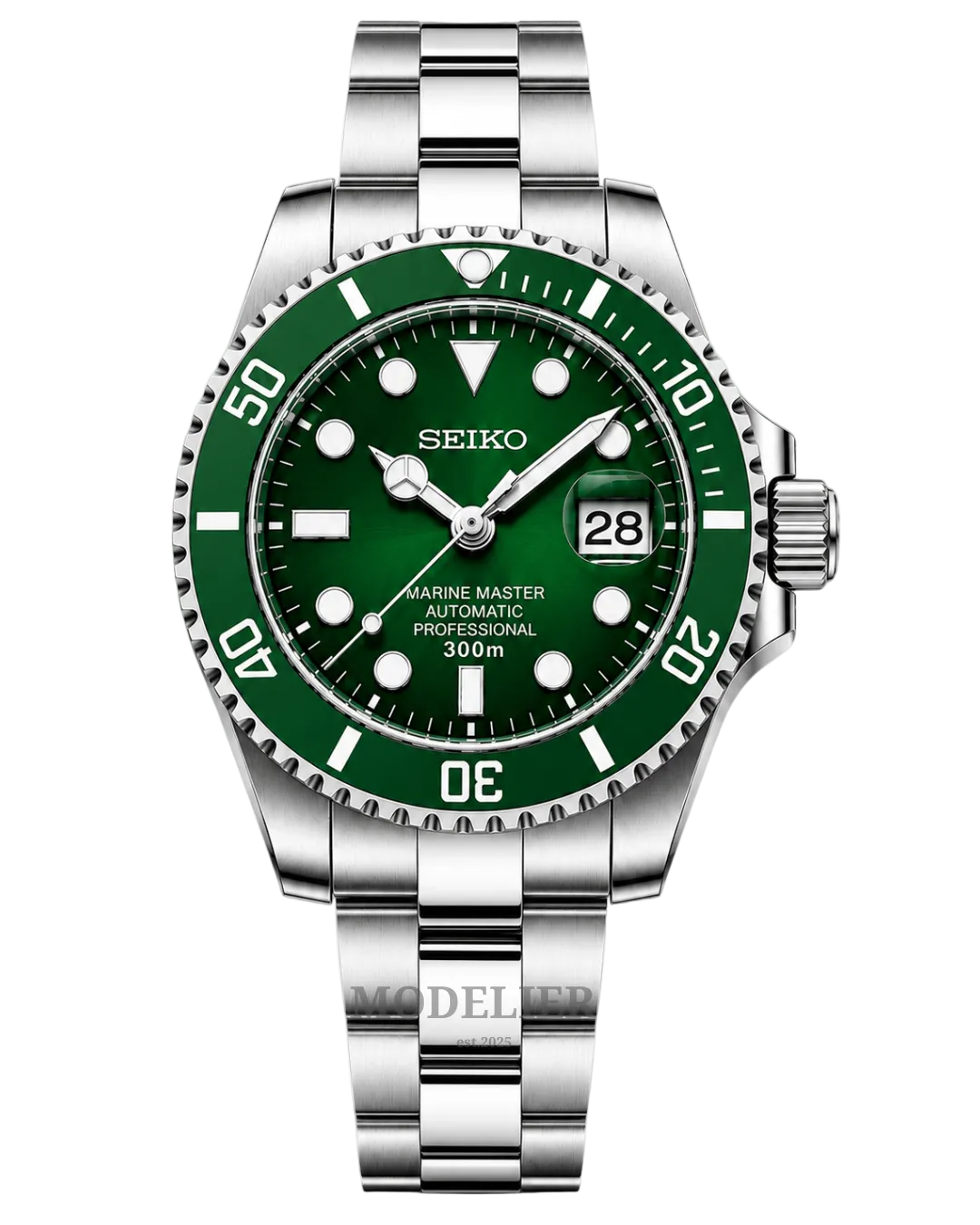 Seiko Submariner Mod Green
