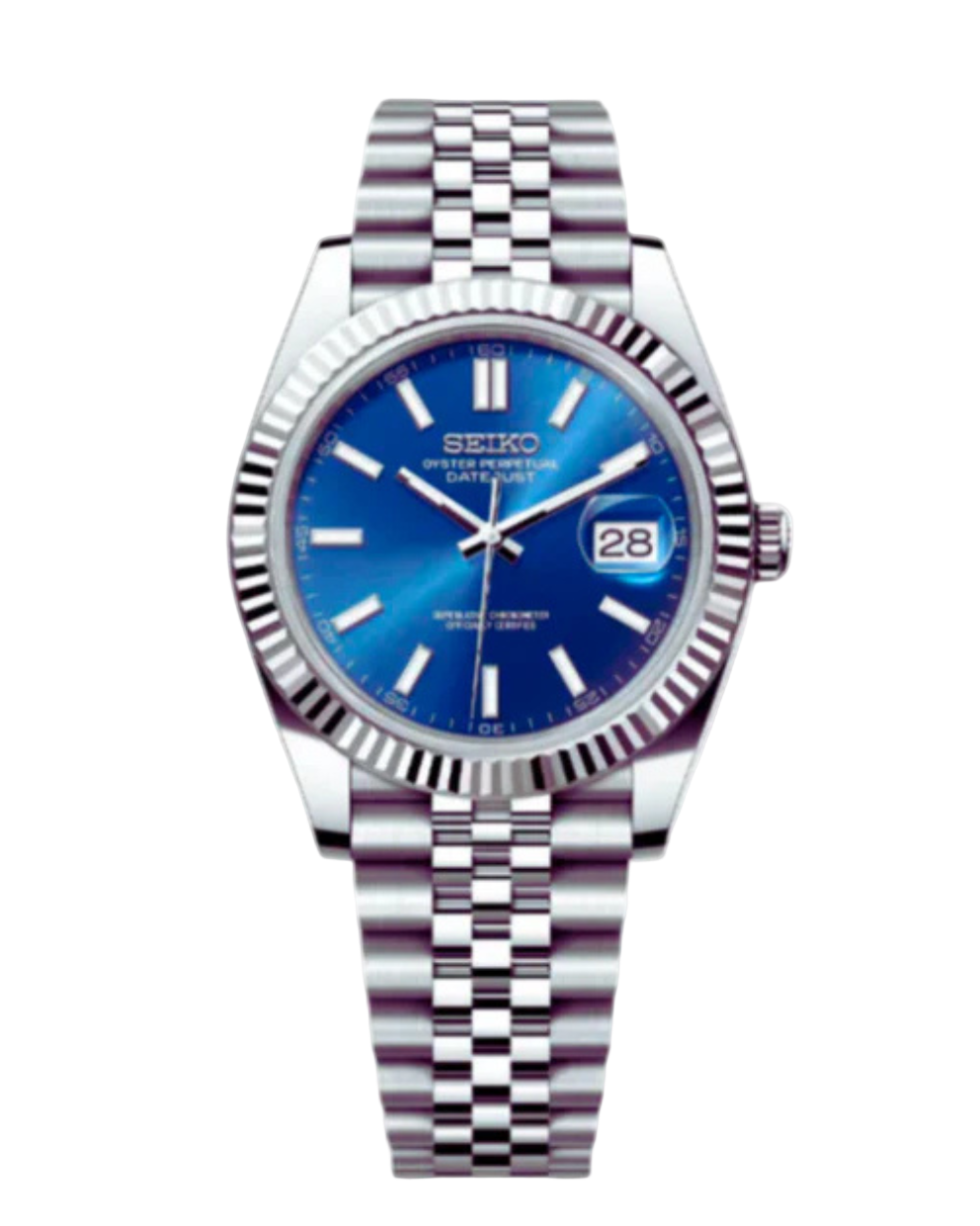 Seiko Datejust Mod Woman Midnight Blue