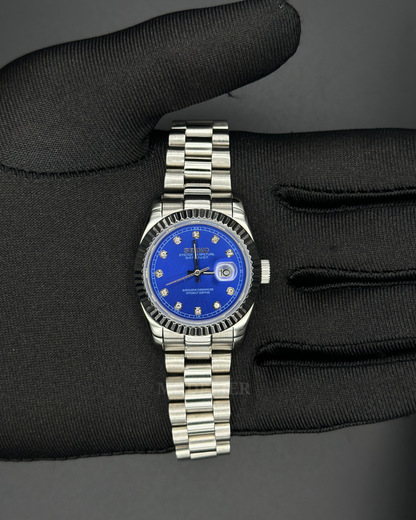 Seiko Datejust Mod Woman Royal Blue