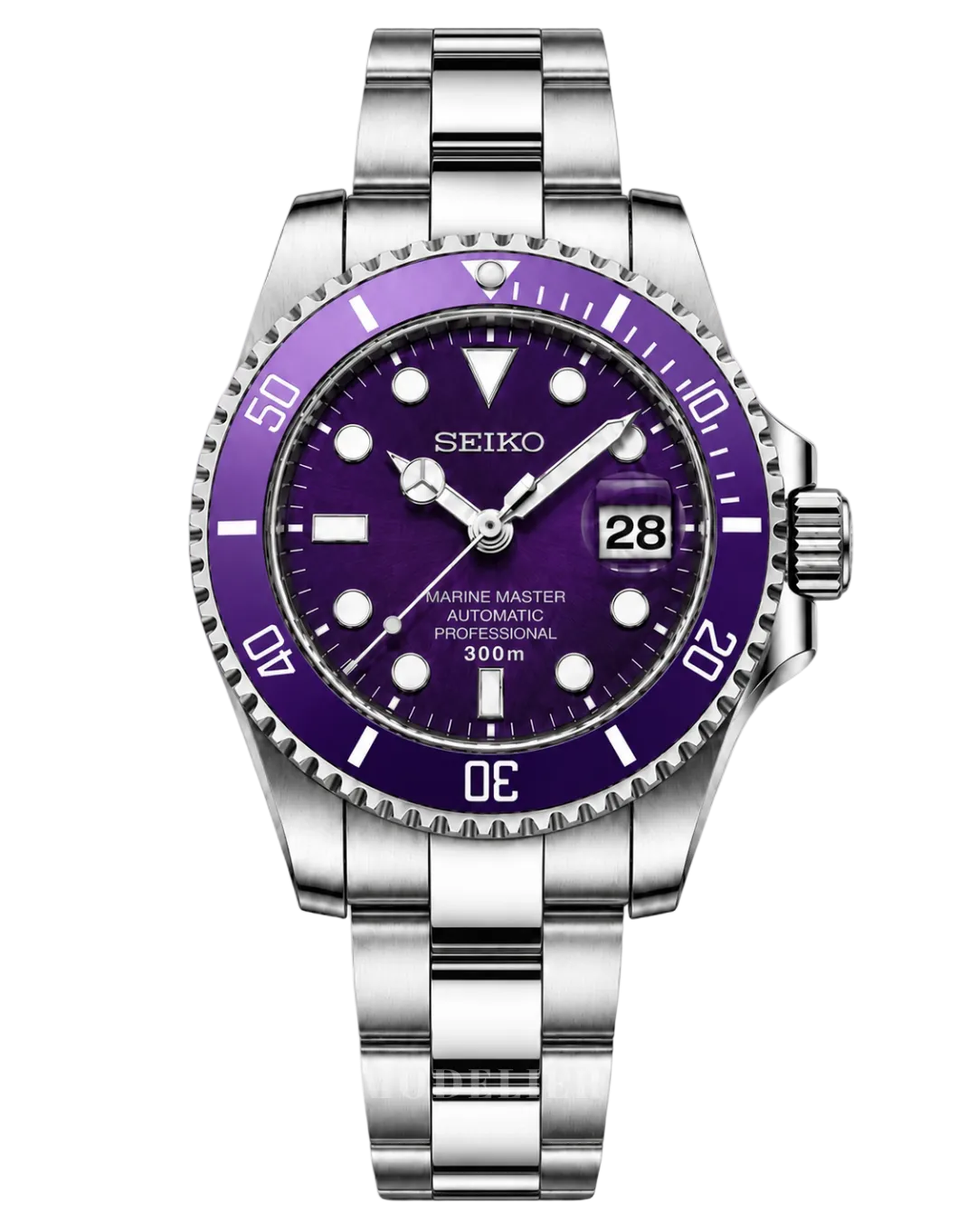 Seiko Submariner Mod Purple