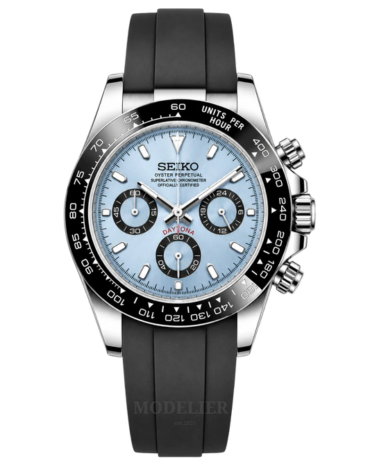 Seiko Daytona Mod Light Blue