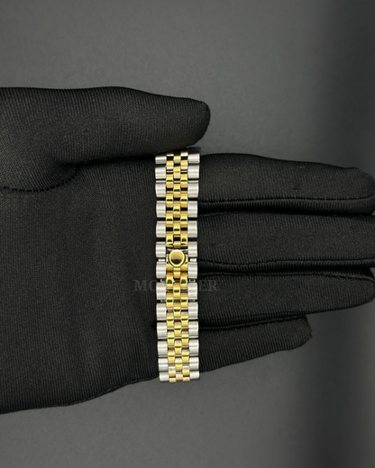 Seiko Datejust Mod Woman Two-Tone Silver Diamond
