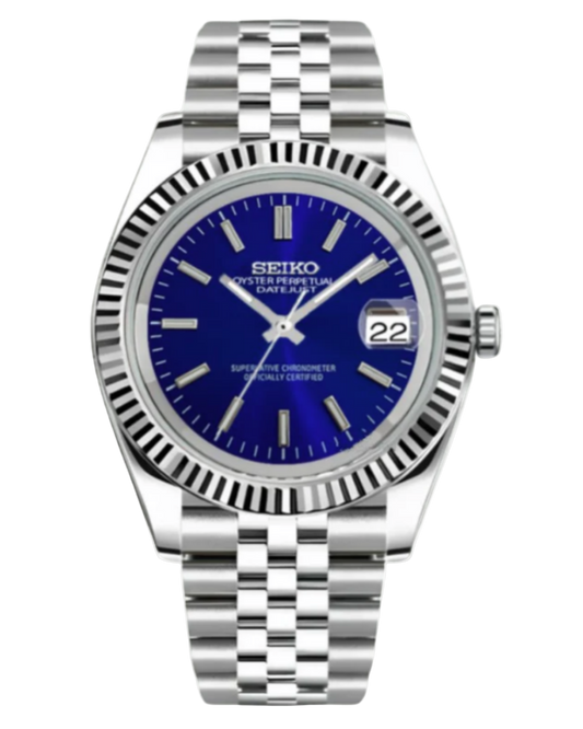 Seiko Datejust Mod Midnight Blue