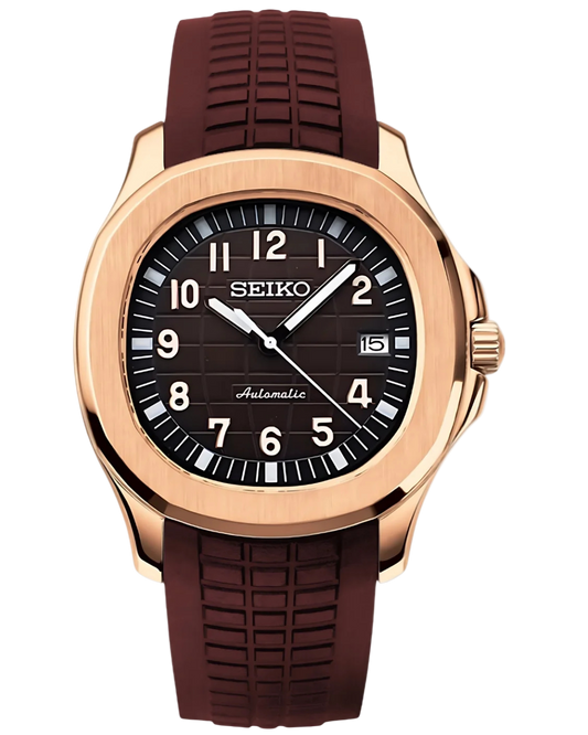 Seiko Aquanaut Mod Rose Gold Brown