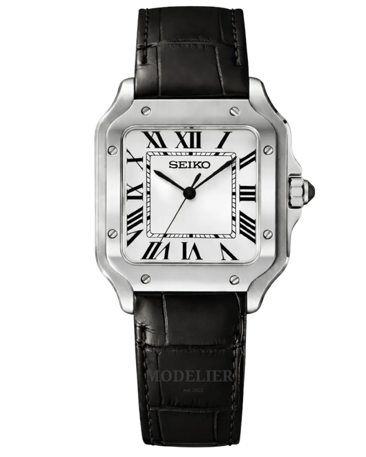 Seiko Santos Mod White | Leather