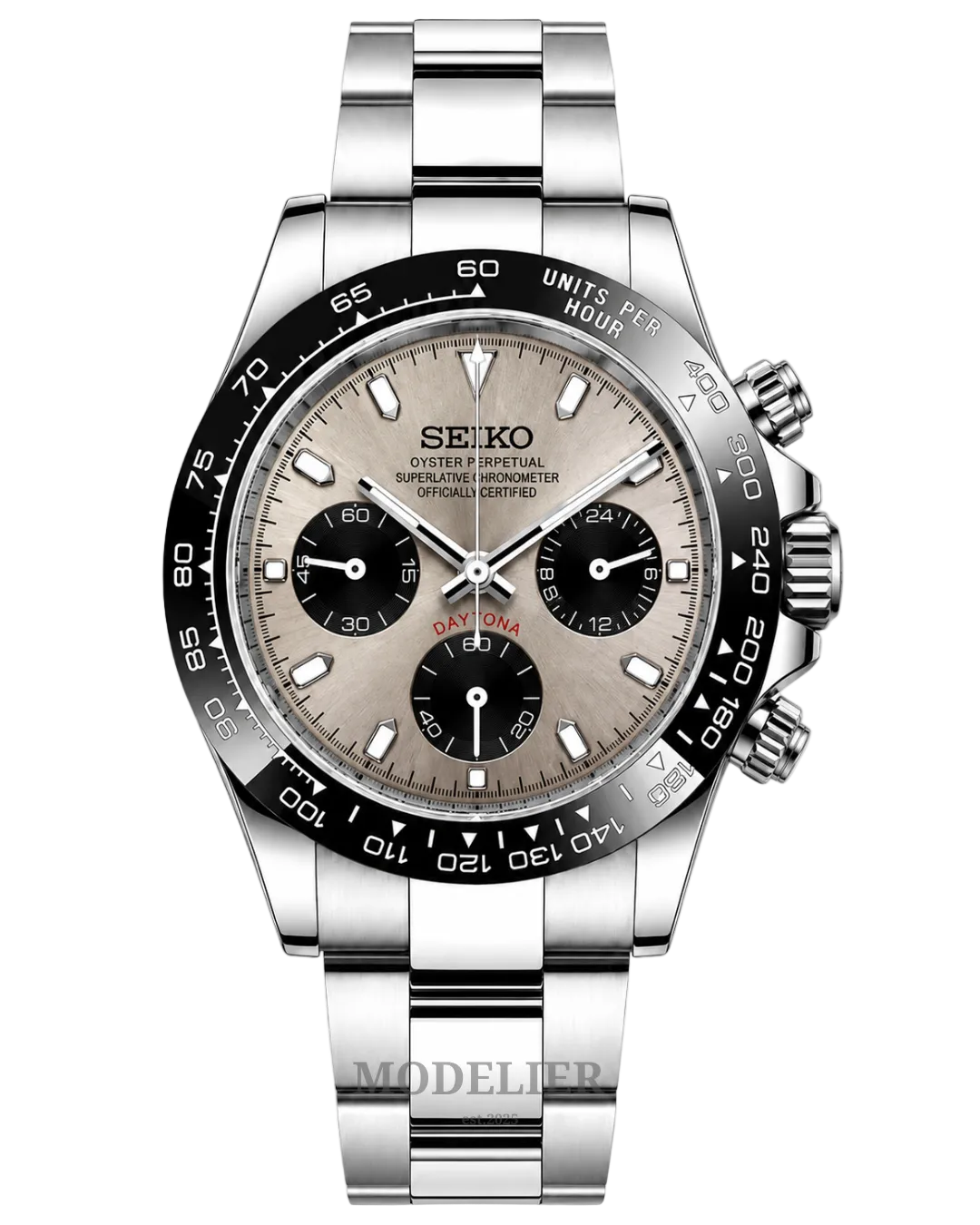 Seiko Daytona Mod Champagne