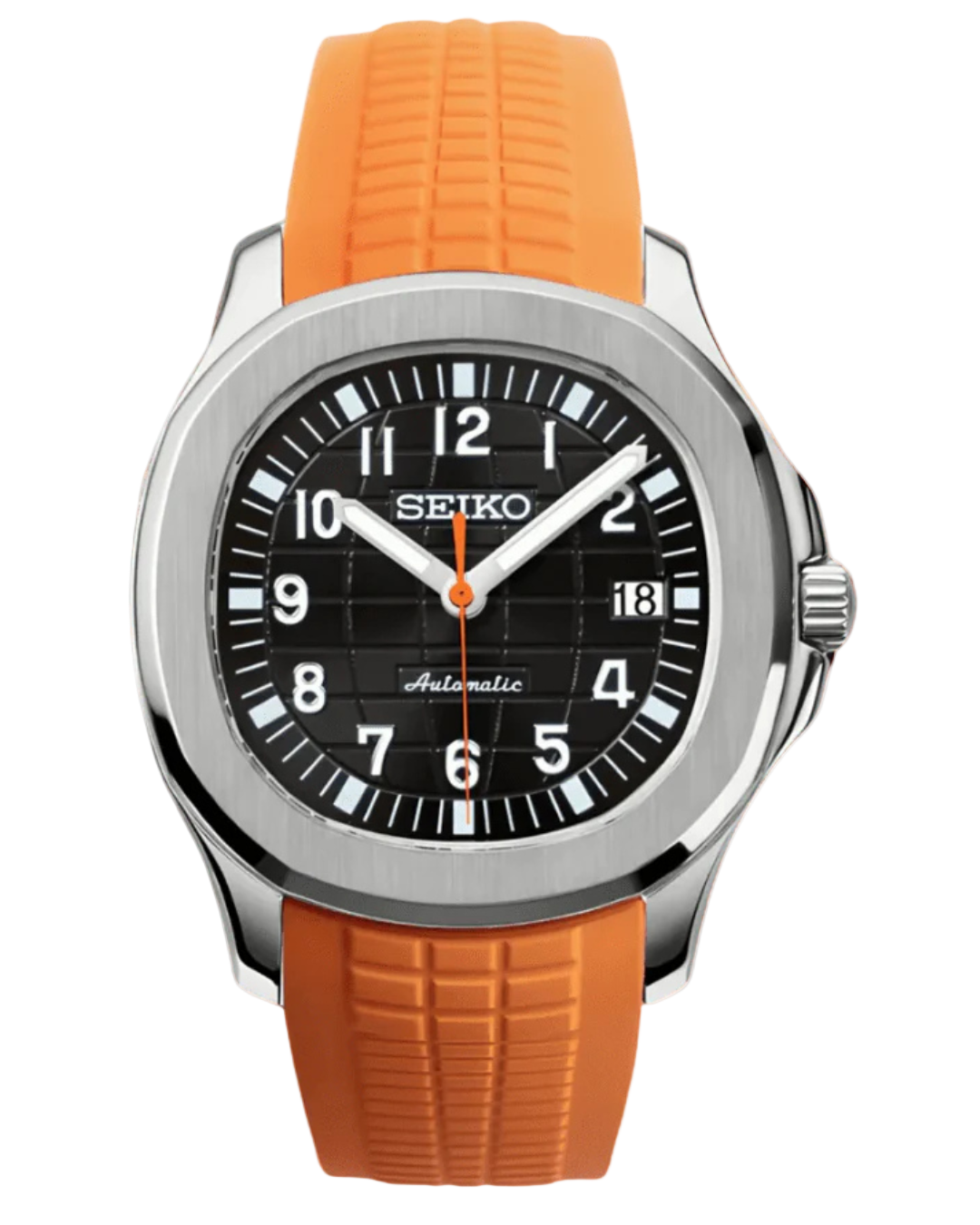 Seiko Aquanaut Mod Black Orange