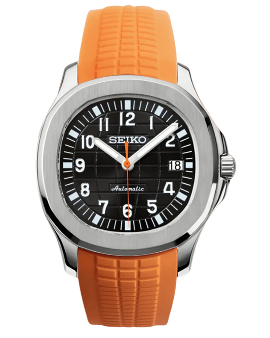 Seiko Aquanaut Mod Black Orange