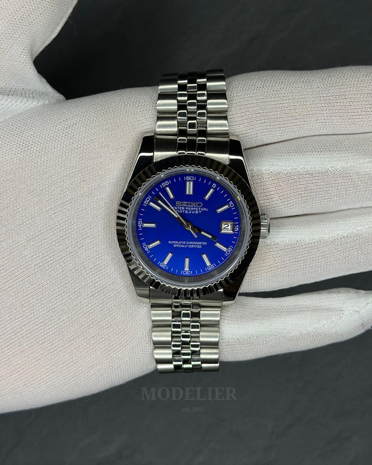 Seiko Datejust Mod Midnight Blue