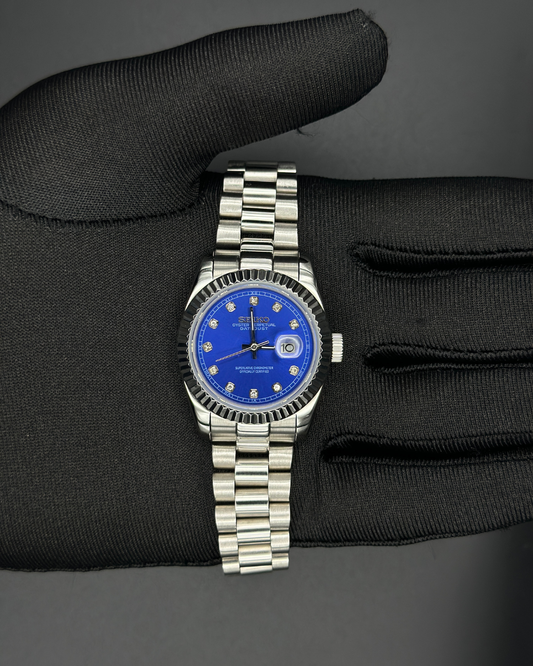 Seiko Datejust Mod Woman Royal Blue