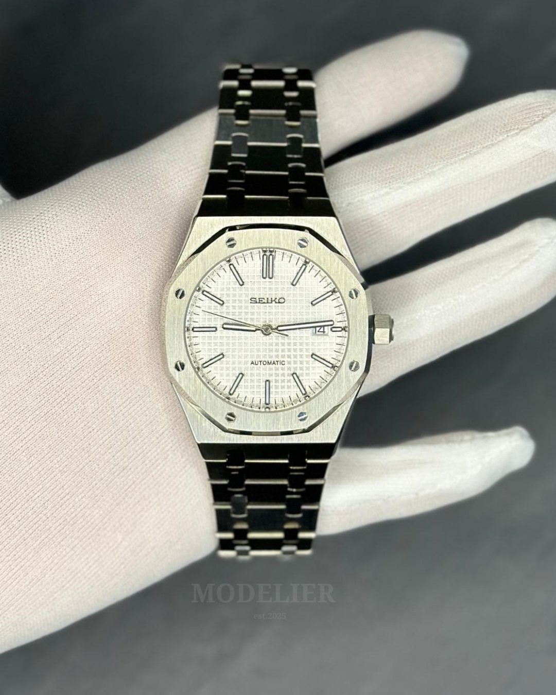 Seiko Royal Oak Mod White
