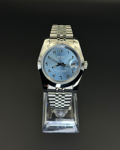 Seiko Datejust Mod Arabic Tiffany Blue Oyster