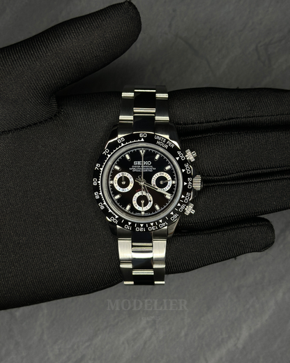 Seiko Daytona Mod Black