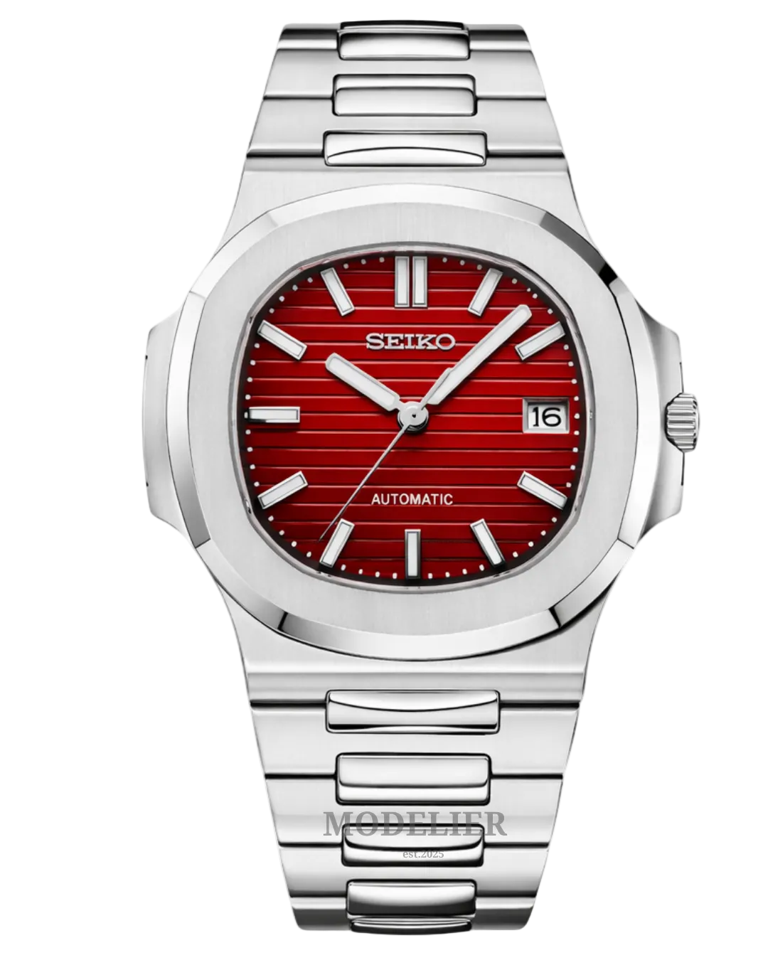 Seiko Nautilus Mod Red