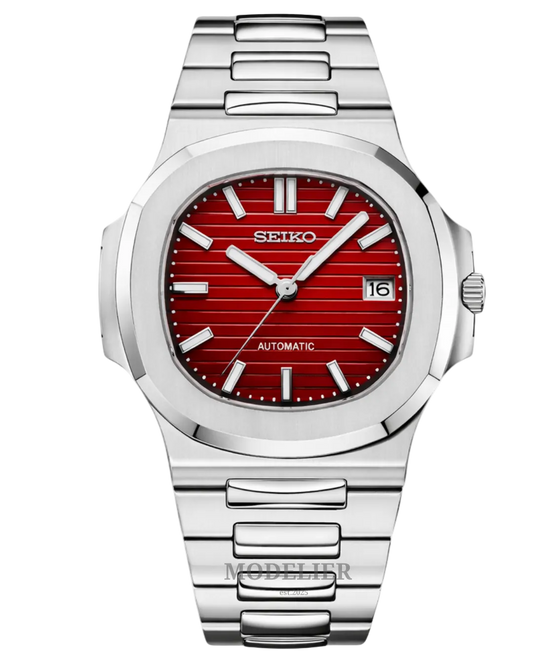 Seiko Nautilus Mod Red