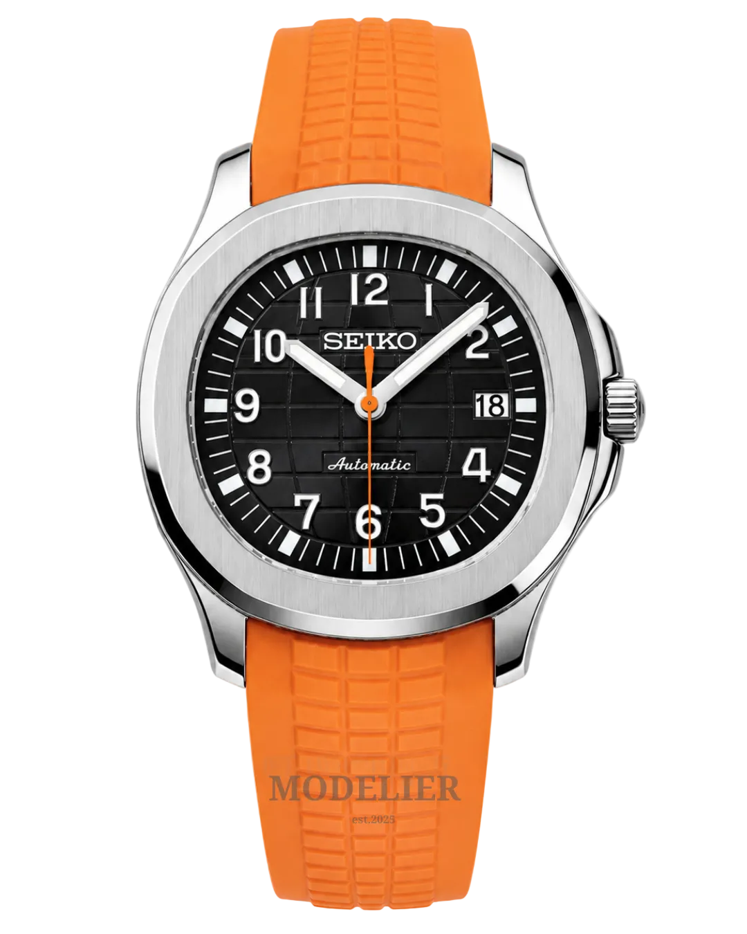 Seiko Aquanaut Mod Black Orange
