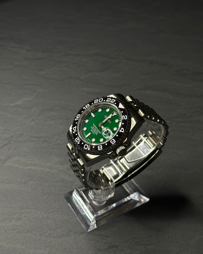Seiko Submariner Mod Green Black