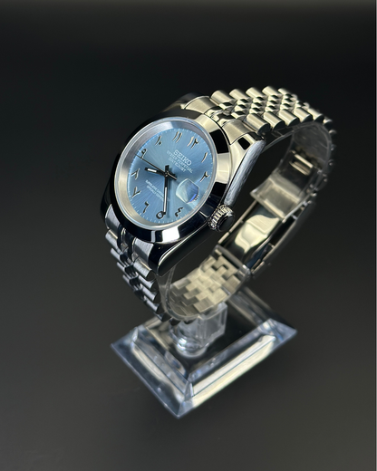 Seiko Datejust Mod Arabic Tiffany Blue Oyster