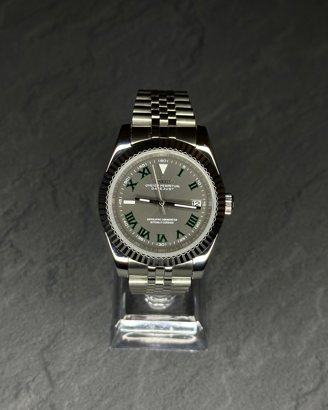 Seiko Datejust Mod Wimbledon Grey
