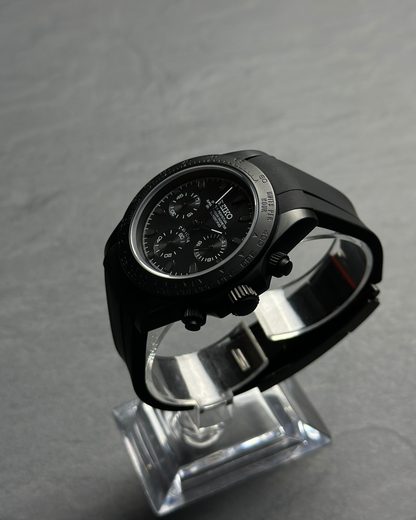 Seiko Daytona Mod Black Oysterflex