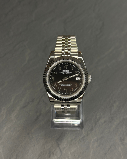 Seiko Datejust Mod Arabic Black