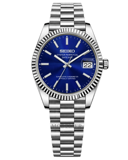 Seiko Datejust Mod Midnight Blue