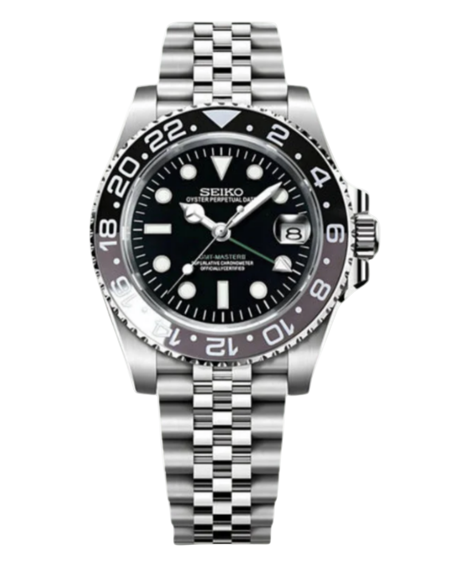 Seiko GMT Mod Bruce Wayne