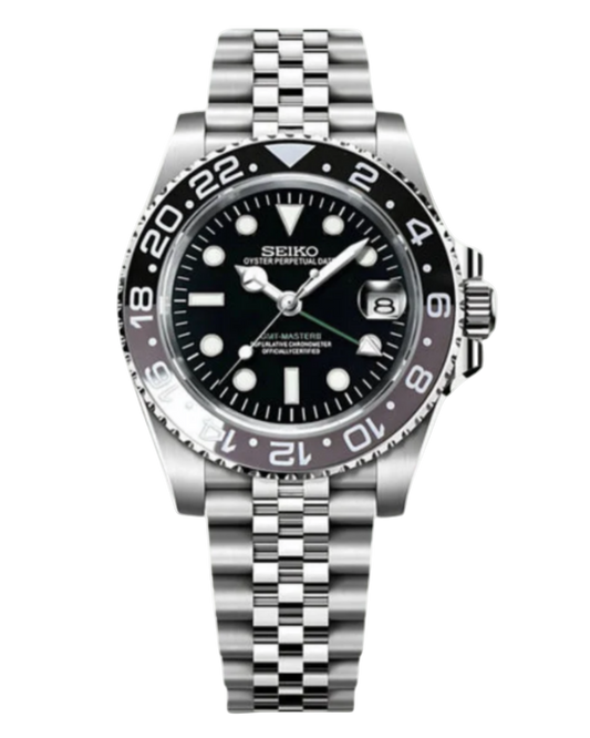 Seiko GMT Mod Bruce Wayne