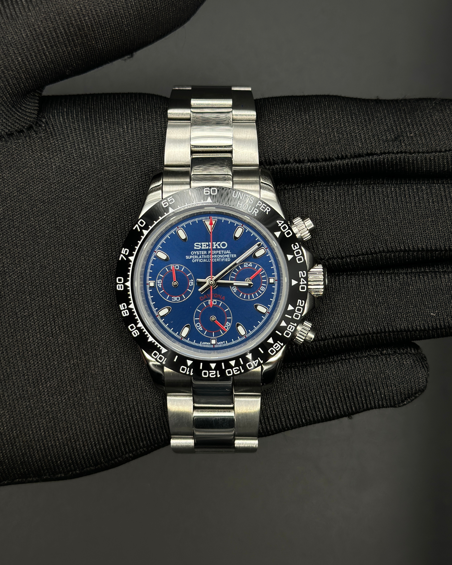 Seiko Daytona Mod Blue