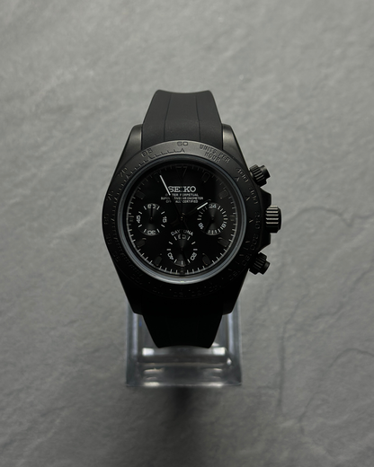 Seiko Daytona Mod Black Oysterflex