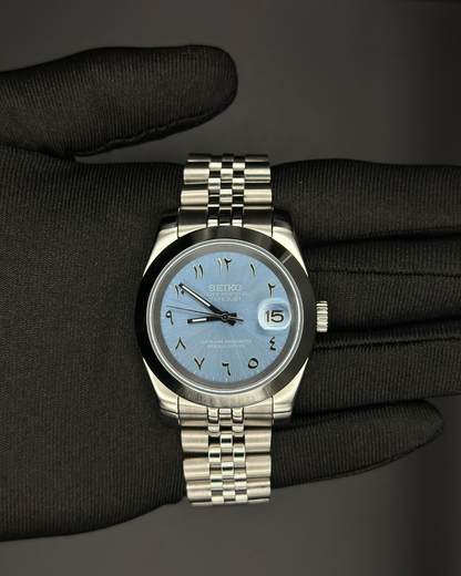 Seiko Datejust Mod Arabic Tiffany Blue Oyster