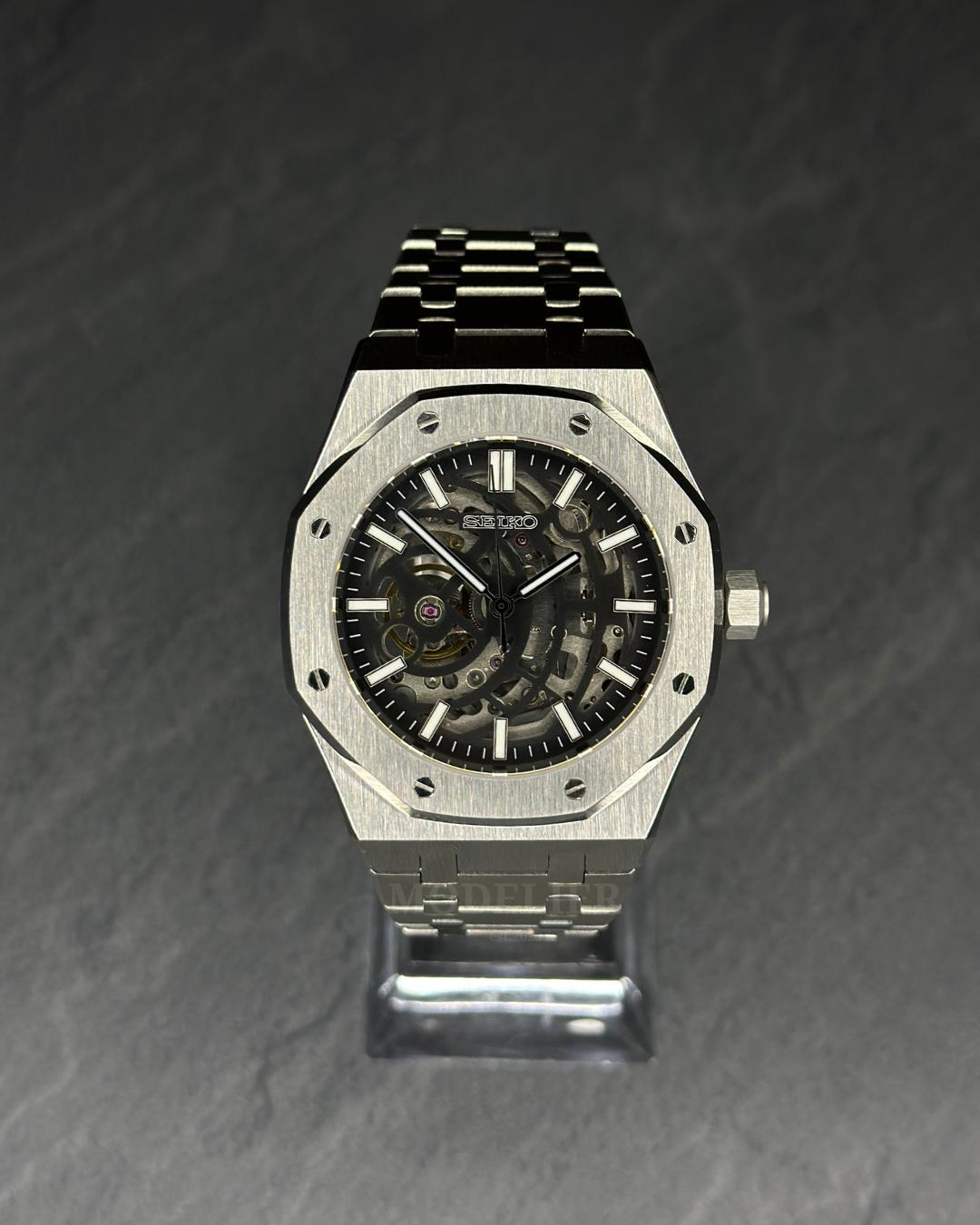 Seiko Royal Oak Mod Skeleton