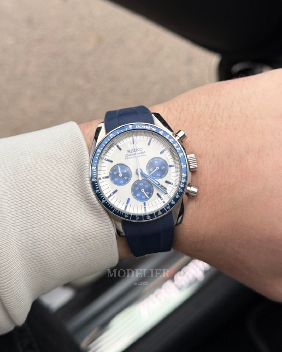 Seiko SpeedMaster Mod Blue