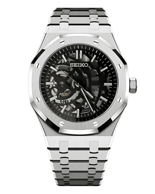 Seiko Royal Oak Mod Skeleton