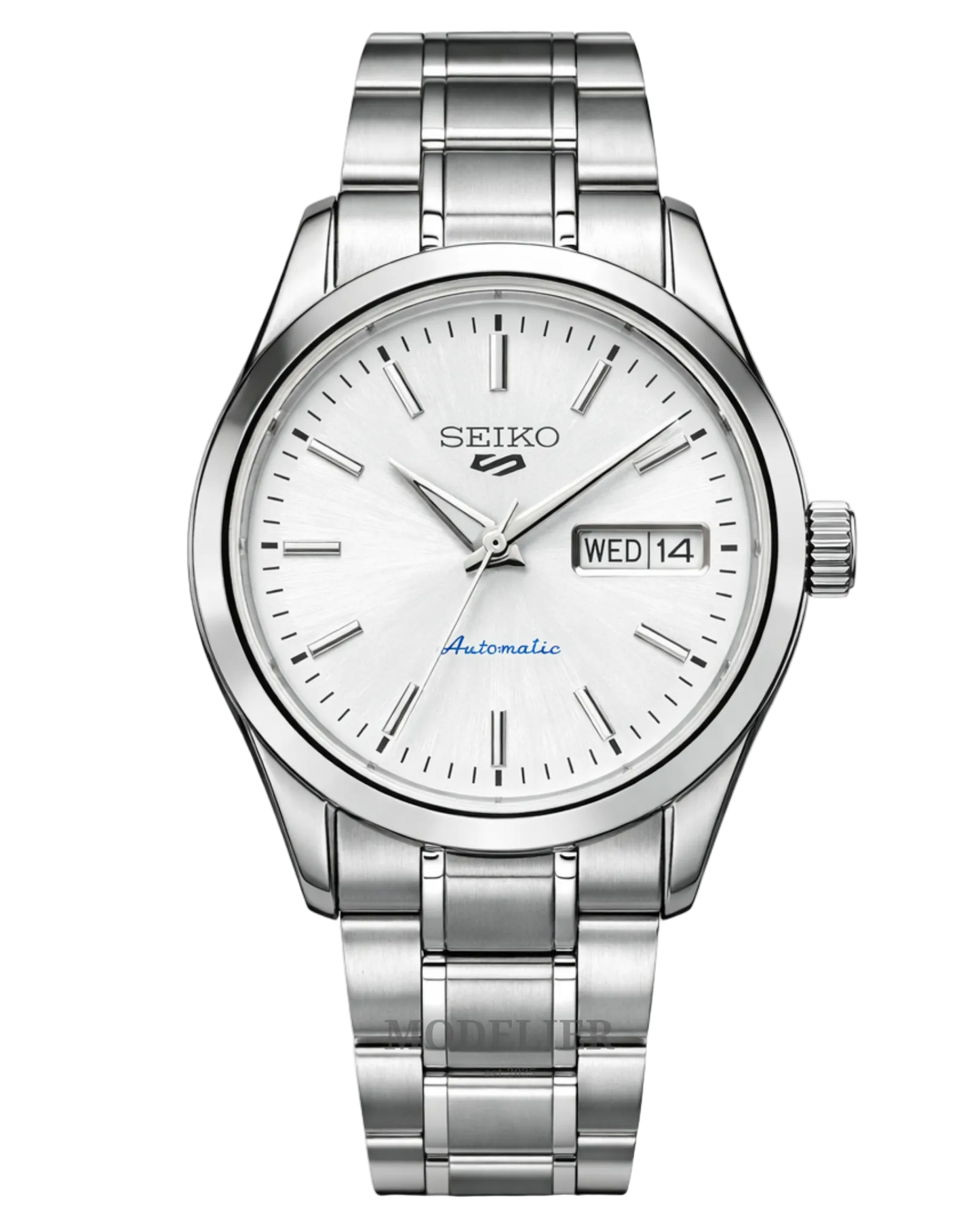 Seiko Mod Day-Date Silver