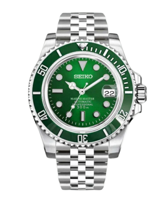 Seiko Submariner Mod Green