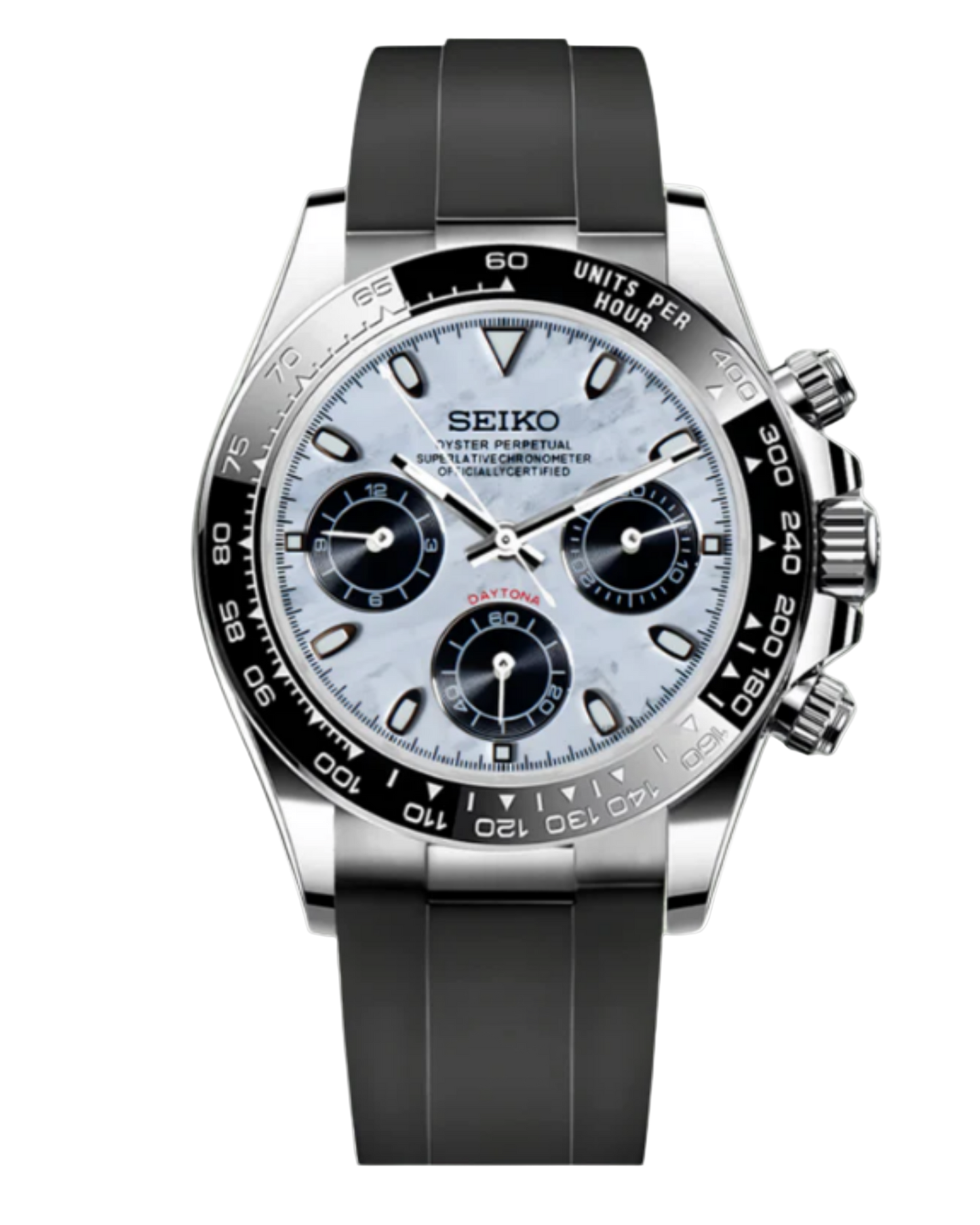 Seiko Daytona Mod Meteorite Oysterflex