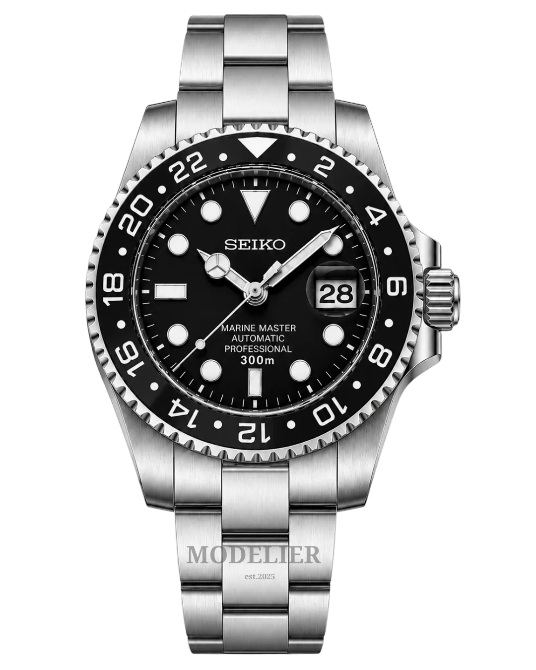 Seiko Submariner Mod Black