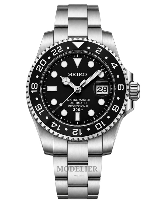 Seiko Submariner Mod Black